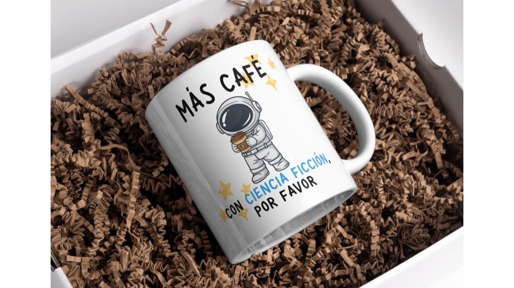 Taza «Más Café con Ciencia Ficción»